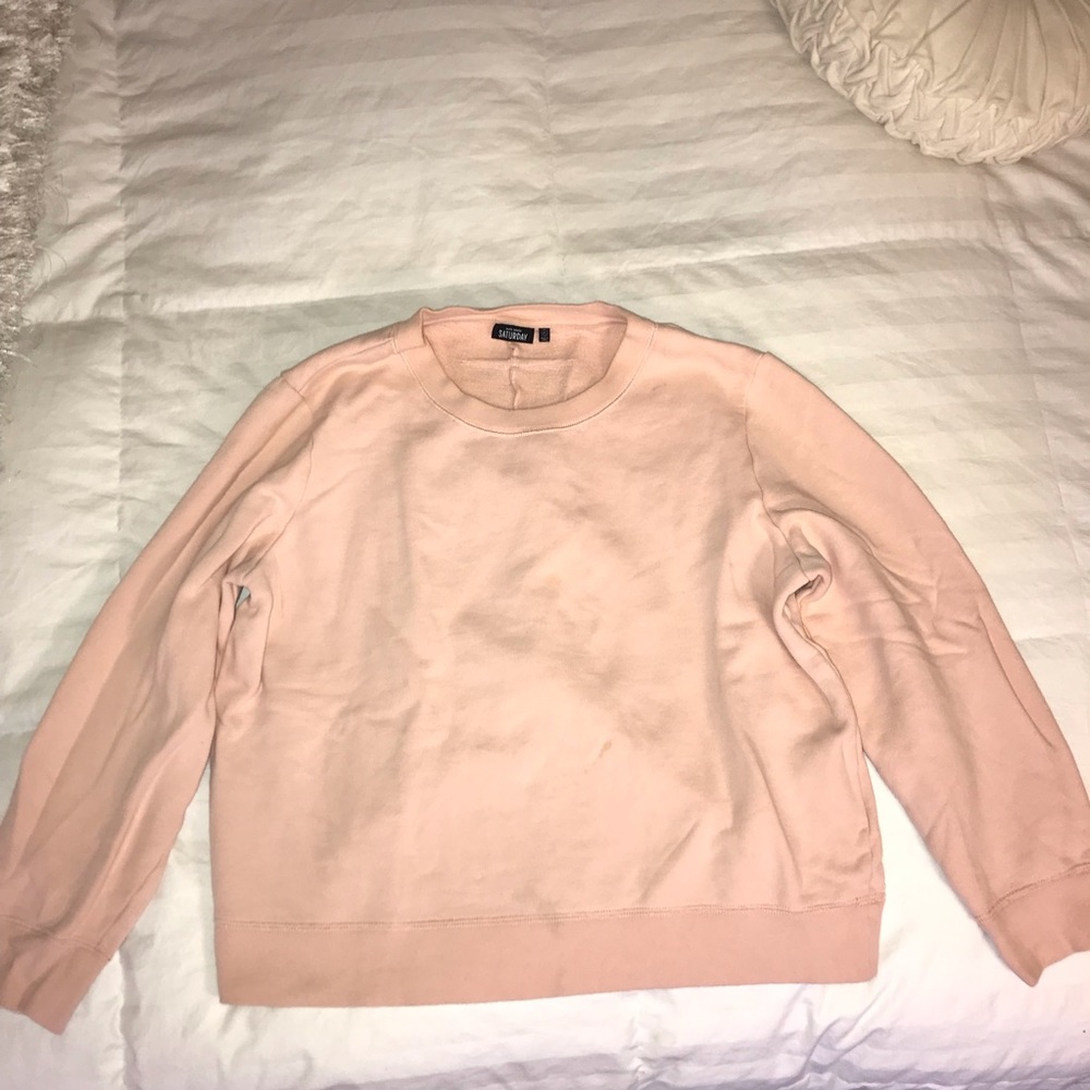 Kate Spade Saturday pale pink sweatshirt